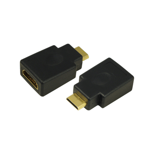 Image of LogiLink AH0009 cable gender changer HDMI C HDMI A Black