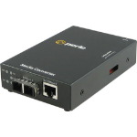 Perle S-110PP-S2SC20-XT network media converter 100 Mbit/s 1310 nm Single-mode Black