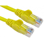 FDL 15M CAT.6A 10Gb S-FTP LZSH PATCH CABLE - YELLOW (WING BOOTS)