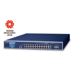 PLANET GS-5220-24UPL4XVR network switch Managed L3 Gigabit Ethernet (10/100/1000) Power over Ethernet (PoE) 1.25U Blue