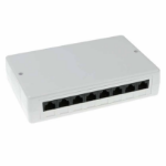 ACT FA6000 8PORTS CAT6 SURFACE MOUNTED BOX PATCH PANEL UNSHIELDED ACT