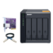 QNAP TL-D400S HDD/SSD enclosure Black 2.5/3.5"