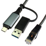 Cables Direct 2m USB-C/USB-A Gigabit E Cable