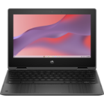 HP Fortis Intel® Celeron® N4500 Chromebook 11.6" Touchscreen HD 8 GB LPDDR4x-SDRAM 64 GB eMMC Wi-Fi 6 (802.11ax) ChromeOS Black