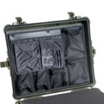 Pelican 1609 Photo Lid Organizer equipment case Black