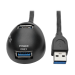 Tripp Lite U324-006-DSK2 USB cable USB 3.2 Gen 1 (3.1 Gen 1) 70.9" (1.8 m) USB A 2 x USB A 5 Gbit/s Black