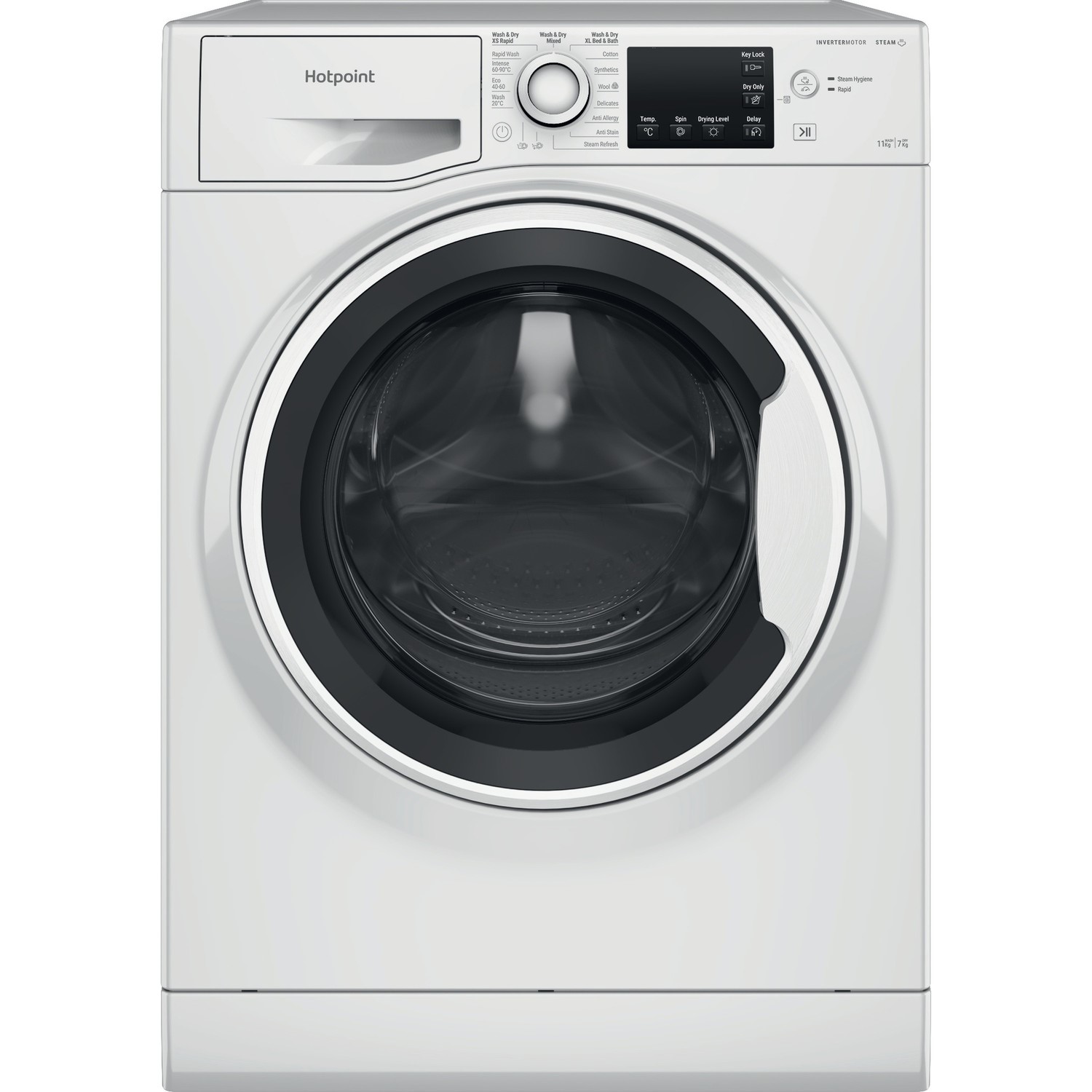 Hotpoint Anti-stain 11kg Wash 7kg Dry 1600rpm Washer Dryer - White