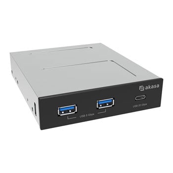 Image of Akasa USB 20Gbps Type-C Panel with Dual 5Gbps Type-A Ports