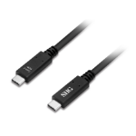Siig CB-TC0E11-S1 USB cable 1 m USB 3.2 Gen 2 (3.1 Gen 2) USB C Black