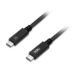 Siig CB-TC0E11-S1 USB cable USB 3.2 Gen 2 (3.1 Gen 2) 39.4" (1 m) USB C Black