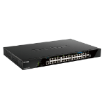 D-Link DGS-1520-28MP network switch Managed L3 10G Ethernet (100/1000/10000) Power over Ethernet (PoE) 1U Black