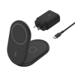Belkin BoostCharge Headphones, Smartphone Black AC, USB Wireless charging Fast charging Indoor