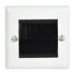 Cablenet CNL 1G FPlate BRUSH Wh STEEL