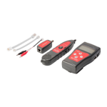 Monoprice 15962 network cable tester Black, Red