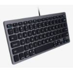 Macally UCSLIMKEYCSG keyboard Universal USB QWERTY English Gray
