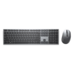 DELL KM7321W keyboard Mouse included Office RF Wireless + Bluetooth US English Gray, Titanium