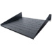 Intellinet 19" Cantilever Shelf, 2U, 2-Point Front Mount, 400mm Depth, Vented, Max 25kg, Black, Three Year Warranty