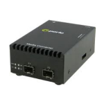 Perle S-10G-STS network media converter 1000 Mbit/s Black