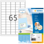 HERMA Address labels Premium A4 38.1x21.2 mm round corners white paper matt 6500 pcs.