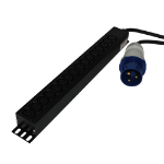 Videk PDU Vertical 16 x C13 Sockets to 32 Amp Commando Plug 3m