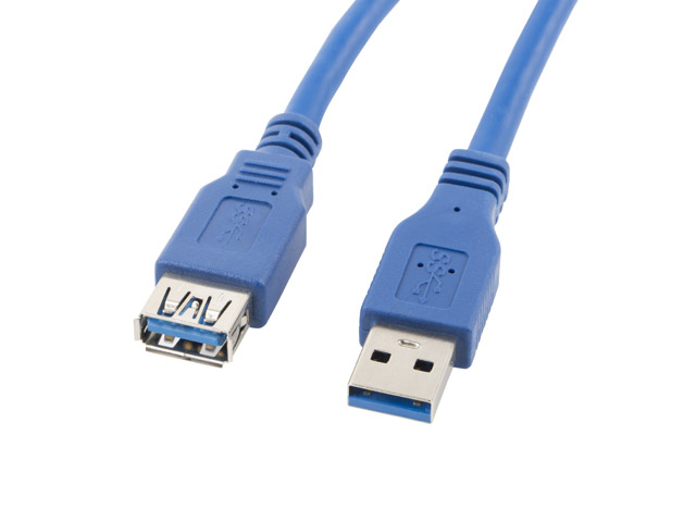 CA-US3E-10CC-0030-B LANBERG USB-A VERLNGERUNGSKABEL M/W 3.0 3M BLAU
