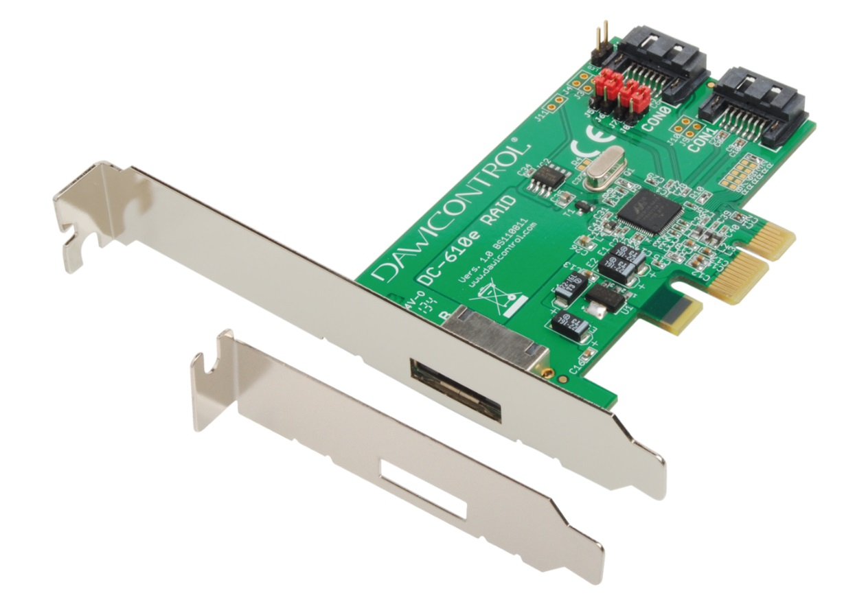 Dawicontrol DC-610e RAID controller PCI Express 2.0 6 Gbit/s