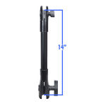 RAM Mounts 14" PVC Pipe Extension with B Size & C Size Socket Arms