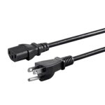 Monoprice 27291 power cable Black 47.2" (1.2 m) NEMA 5-15P IEC C13