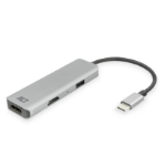 ACT USB-C 4K multiport adapter voor 2 HDMI schermen, USB-A datapoort