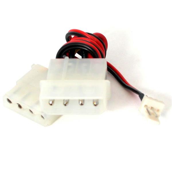 Image of StarTech.com 12in Fan Adapter - TX3 to 2x LP4 Power Y Splitter Cable