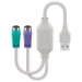 Microconnect USBA2XPS2 PS/2 cable 0.3 m White