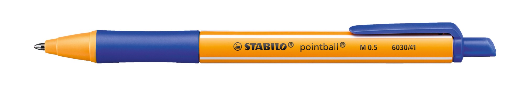 STABILO pointball Blue Clip-on retractable ballpoint pen 1 pc(s)