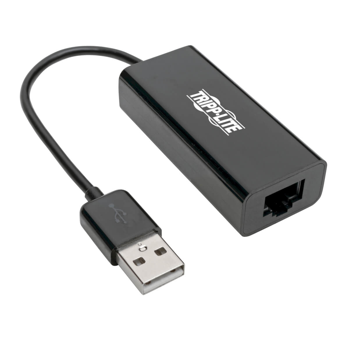 Image of Tripp Lite U236-000-R USB 2.0 Ethernet NIC Adapter - 10/100 Mbps,...