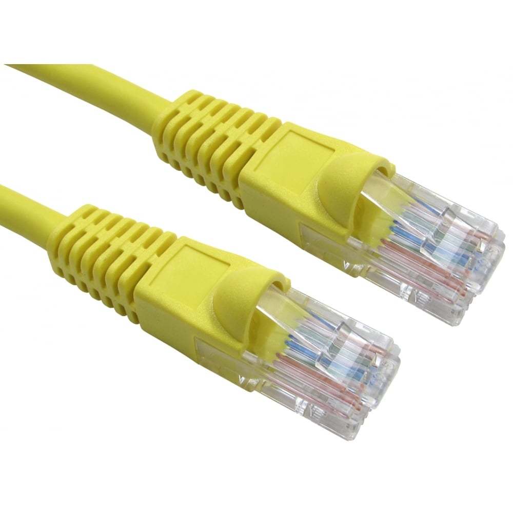 Cables Direct B6LZ-601.5Y networking cable Yellow 1.5 m Cat6 U/UTP (UTP)