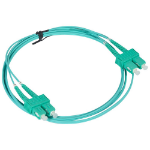 Legrand 032261 Glasvezel kabel 2 m 2x SC OM4 Turkoois