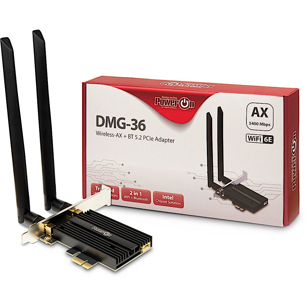 Image of Inter-Tech DMG-36 Internal WLAN / Bluetooth 5400 Mbit/s