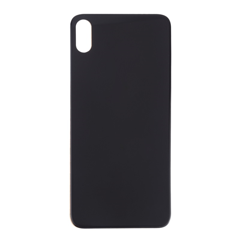 EU Product - iPhone XS Max Back Cover Glass (No Logo) - Black thumbnail