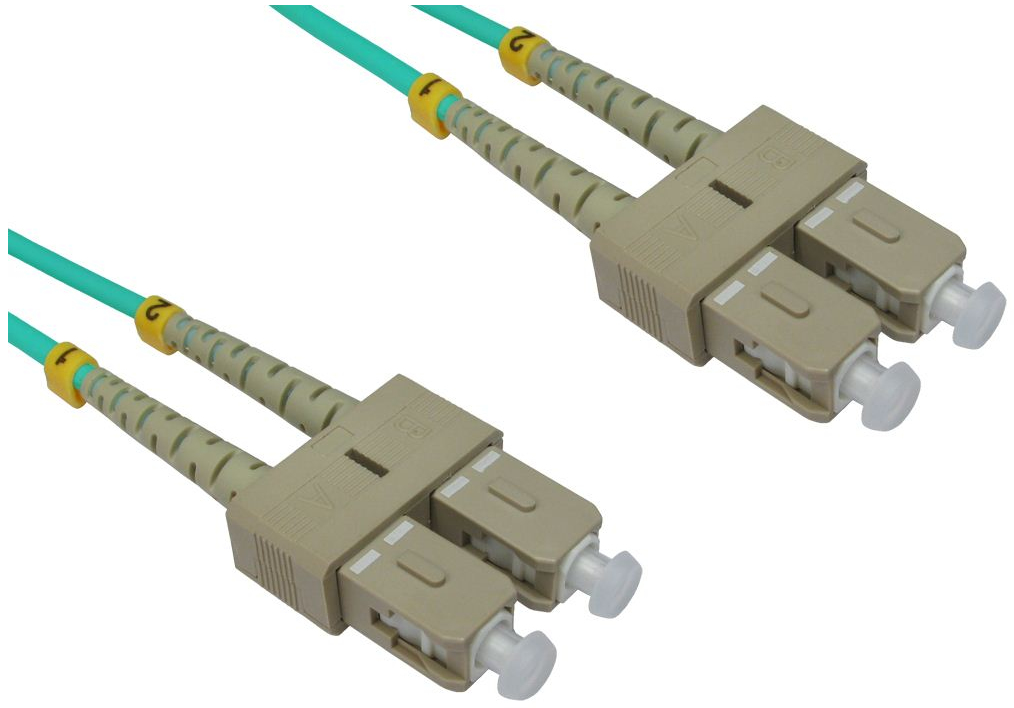 Cables Direct SC - SC, 1m fibre optic cable OFC Blue