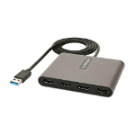 StarTech.com USB32HD4 USB graphics adapter 1920 x 1080 pixels Gray