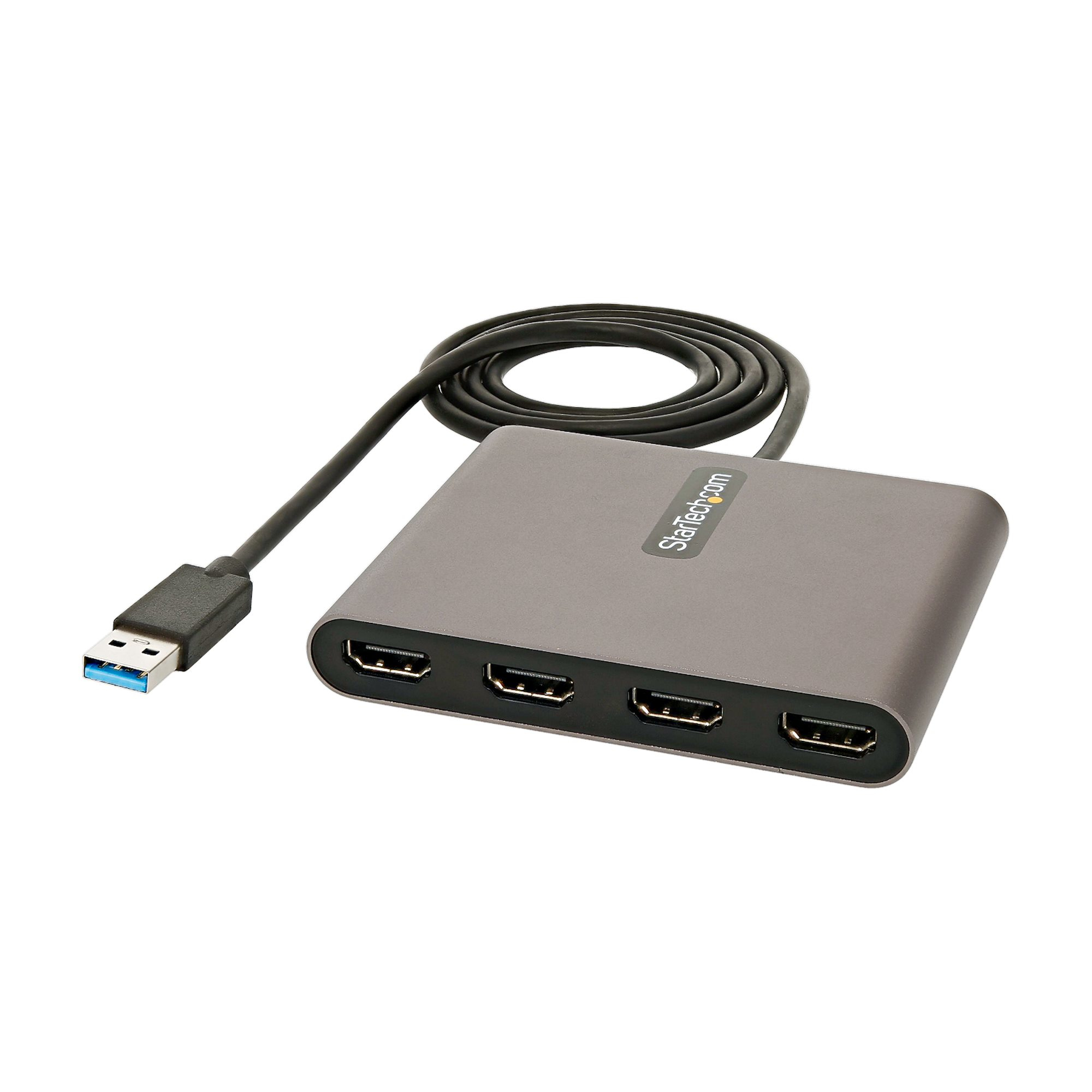 Image of StarTech.com USB 3.0 to 4x HDMI Adapter - External Video &...