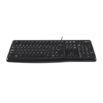 Logitech K120 Corded Keyboard toetsenbord USB AZERTY Frans Zwart