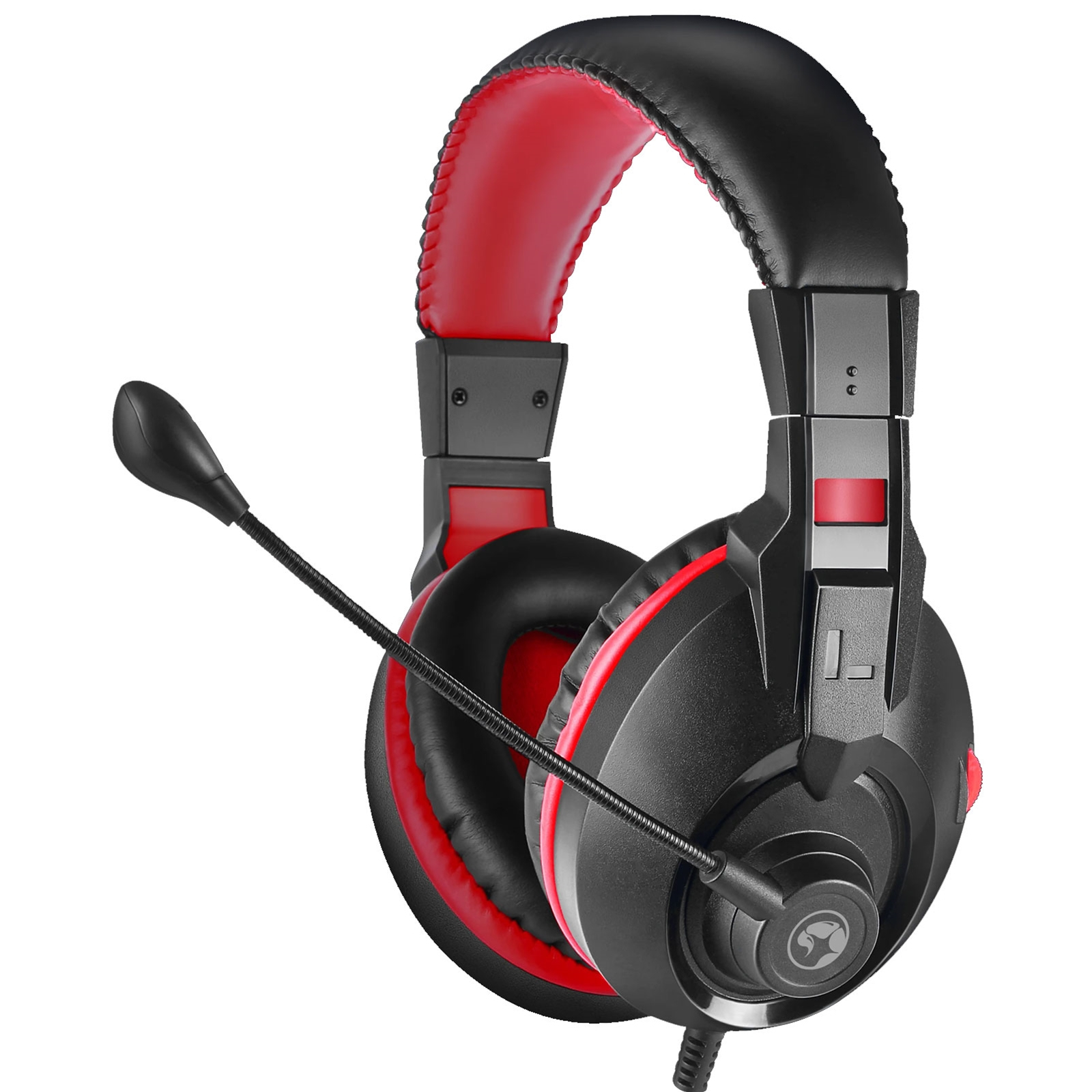 Image of Marvo H8321S headphones/headset Wired Head-band Gaming Black, Red