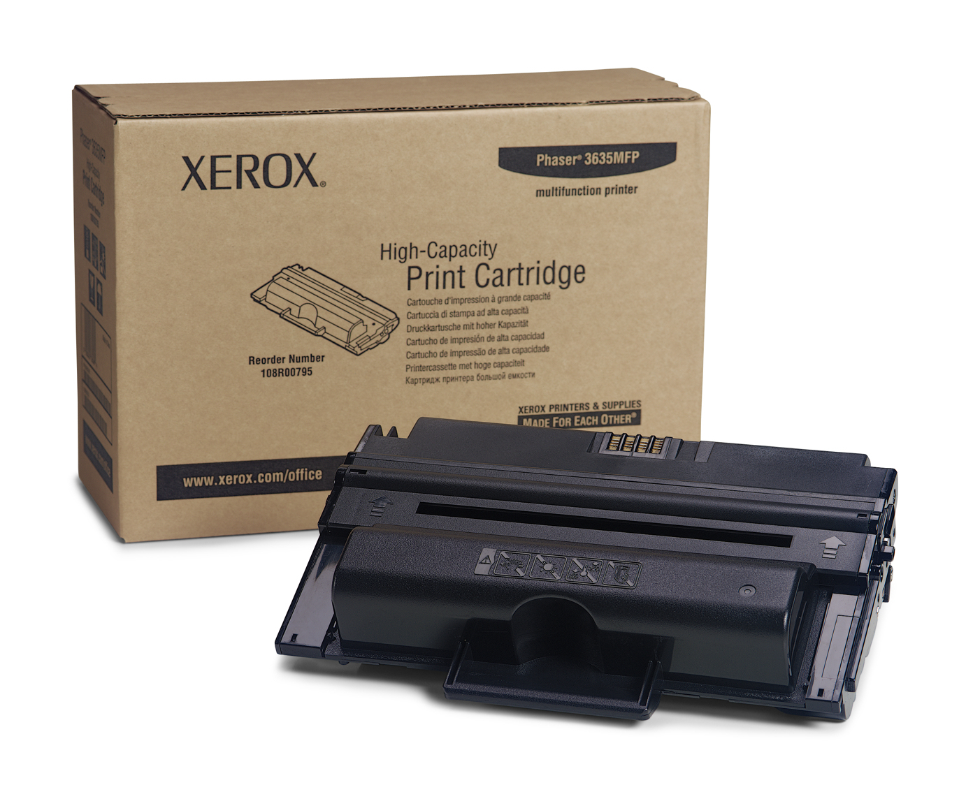 Image of Xerox 108R00795 Toner cartridge, 10K pages/5% for Xerox Phaser...