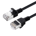 Microconnect V-FTP6A05S-SLIM networking cable Black 5 m Cat6a U/FTP (STP)