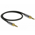 DeLOCK 85784 audio cable 0.5 m 3.5mm Black, Grey