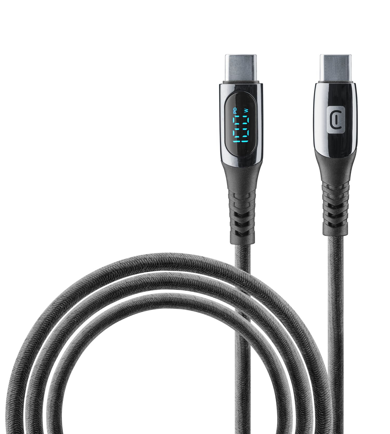USBDATADISC2CTAB2K INGRAM UK - SECOND SOURCE Cellularline 5A Display Cable 2m USB Typ-C/ Typ-C Black