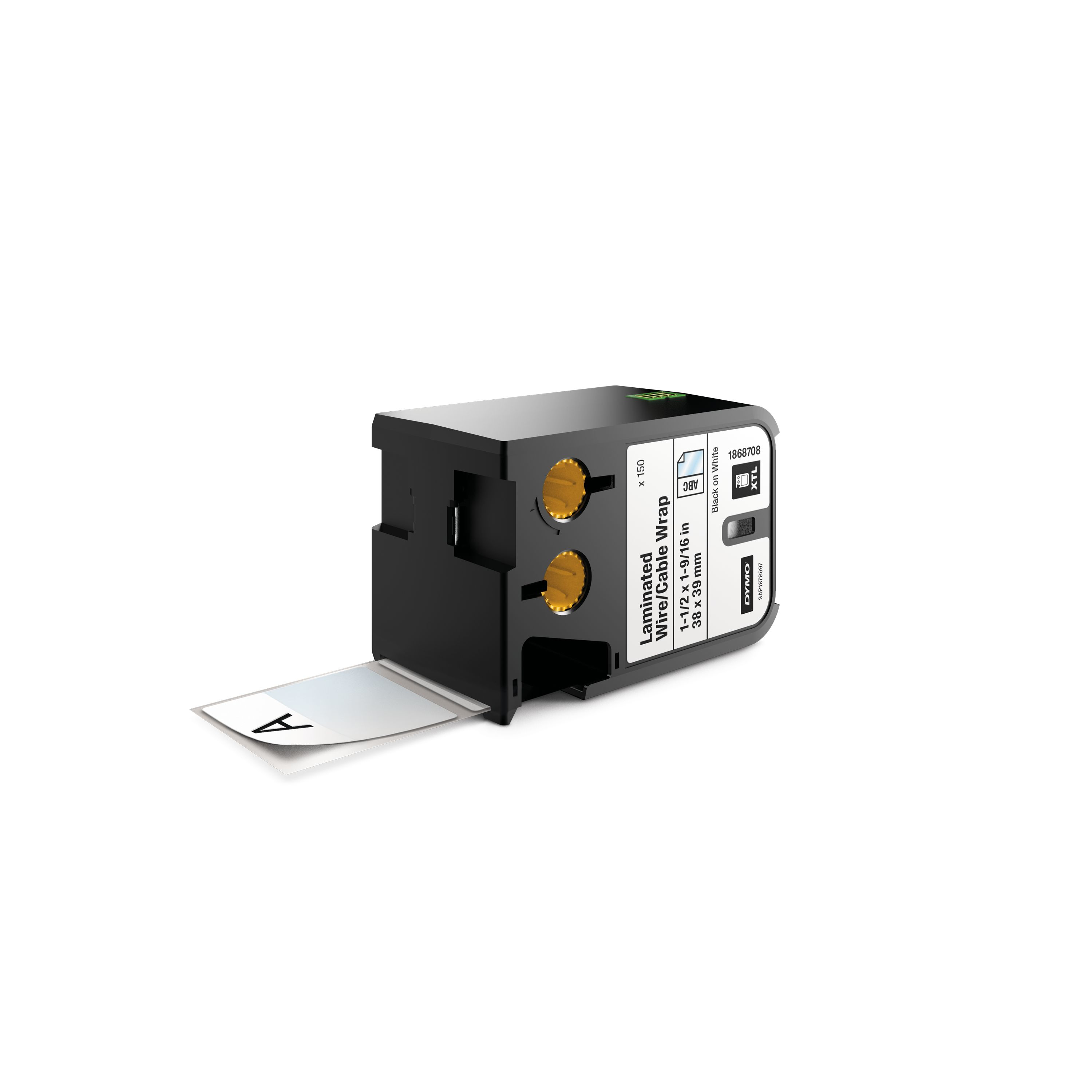 Image of Dymo 1868708 DirectLabel-etikettes black on white 38mm x 39mm...