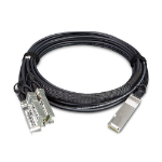 PLANET CB-QSFP4X10G-3M InfiniBand en Glasvezelkabel QSFP+ 4x SFP+ Zwart