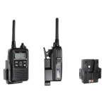 Brodit 710025 houder Passieve houder Tweewegsradio Zwart