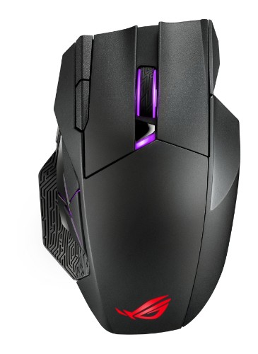 ASUS ROG Spatha X mouse Right-hand RF Wireless+USB Type-A Optical 19000 DPI
